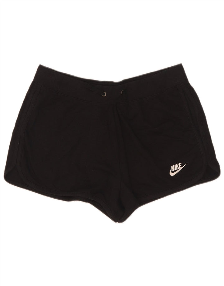 Nike - Pantalones cortos deportivos para mujer, talla 40, talla grande, poliéster negro