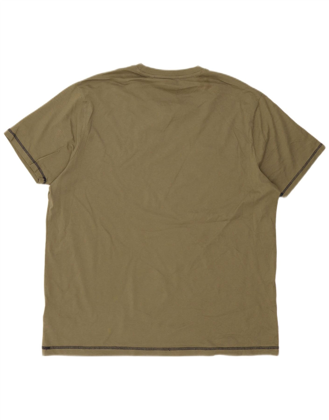 Camiseta Penguin Hombre Top 3XL Algodón Verde