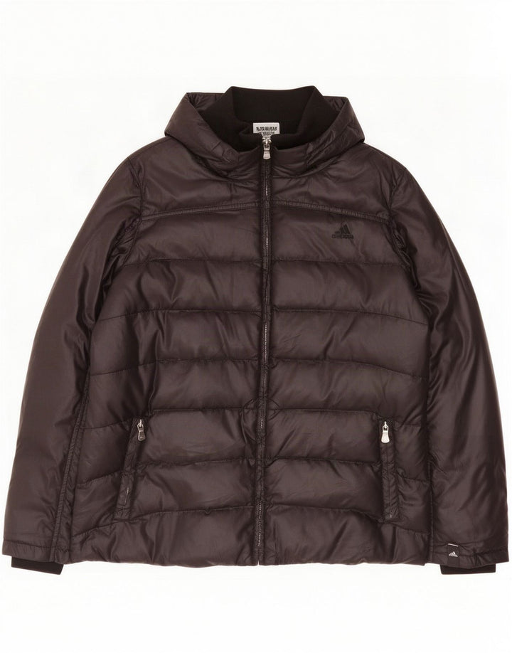 Adidas Chaqueta acolchada para mujer ES 40 XL Poliéster negro