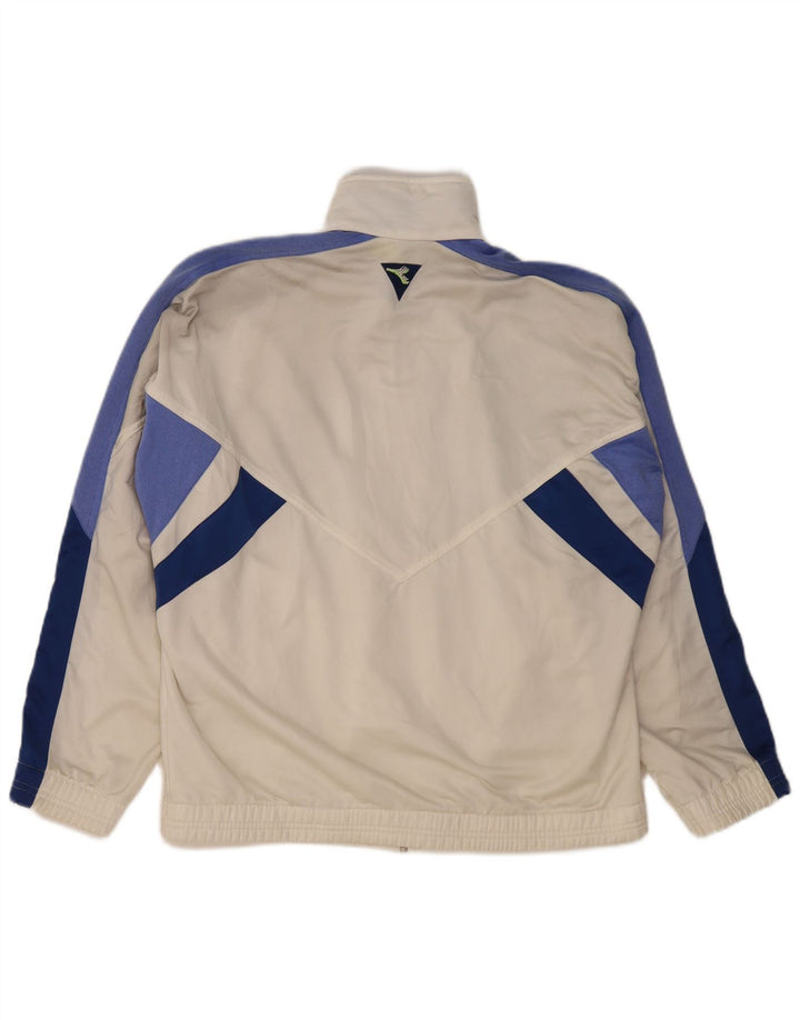 DIADORA Chaqueta de chándal para hombre ES 40 Medium Blanco Colorblock Poliéster