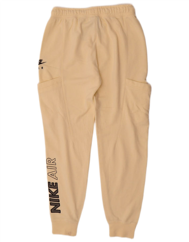 Nike Hombre Cargo Chándal Pantalones Joggers Small Amarillo Algodón