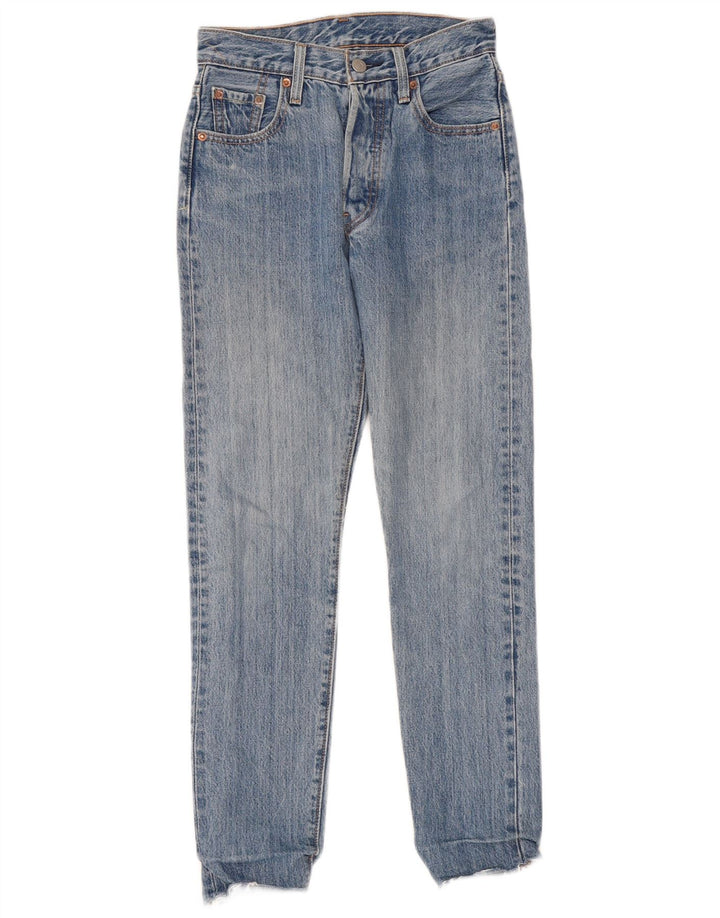 Vaqueros Levi's Mujer 501 Rectos W23 L27 Algodón Azul