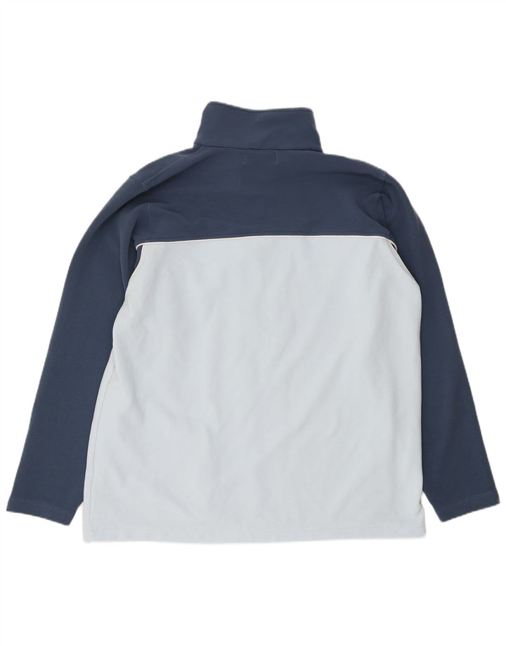 KAPPA Chaqueta de chándal para hombre 2XL Azul Colorblock Poliéster
