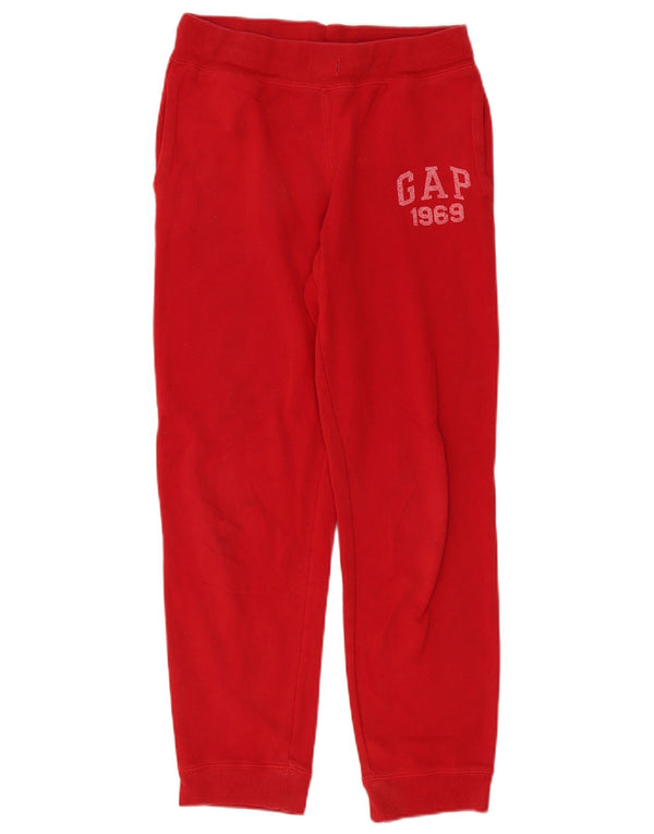 Gap Pantalones de chándal con estampado gráfico para niña 12-13 años XL Algodón rojo
