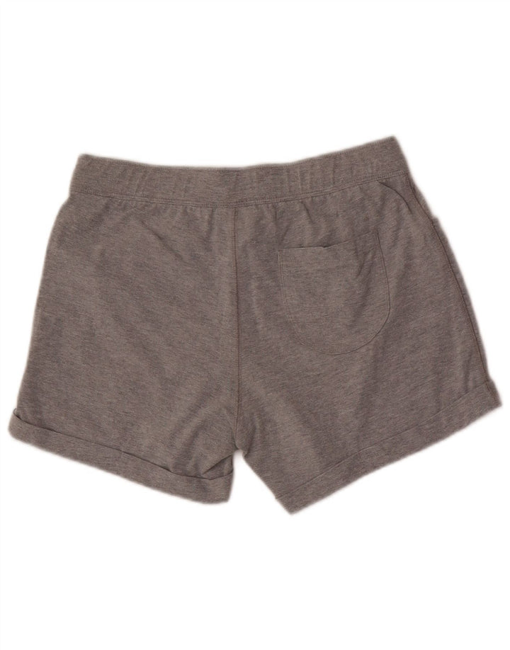 Champion Pantalones cortos deportivos para mujer UK 12 Algodón gris medio