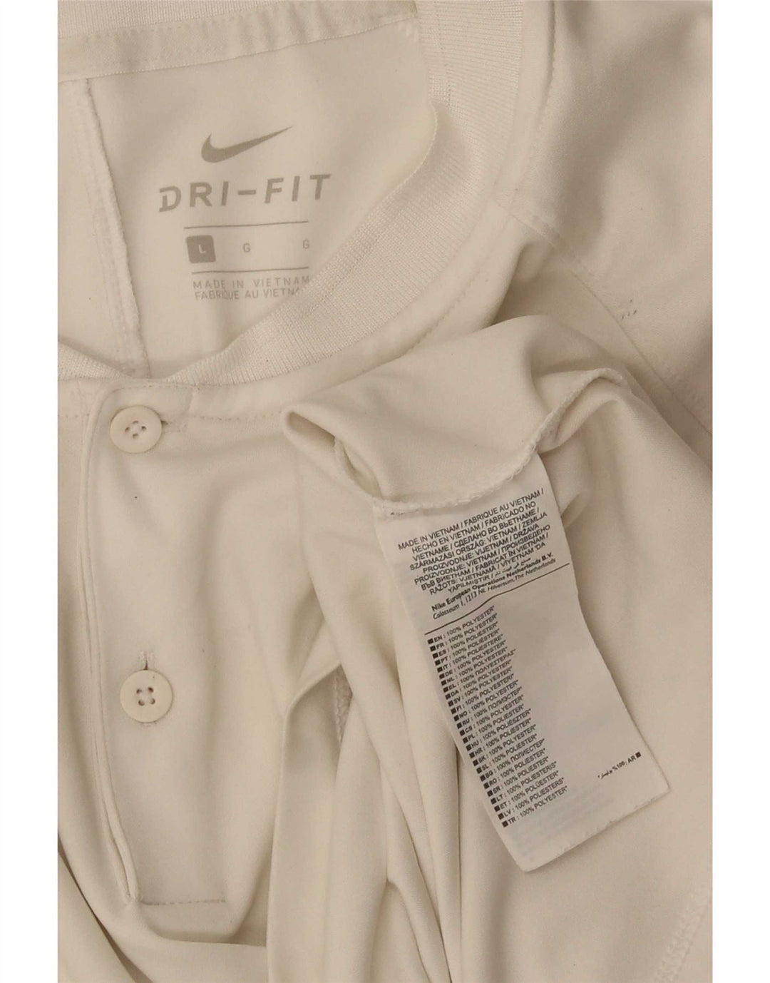 Camiseta Nike Hombre Top Grande Poliéster Blanco