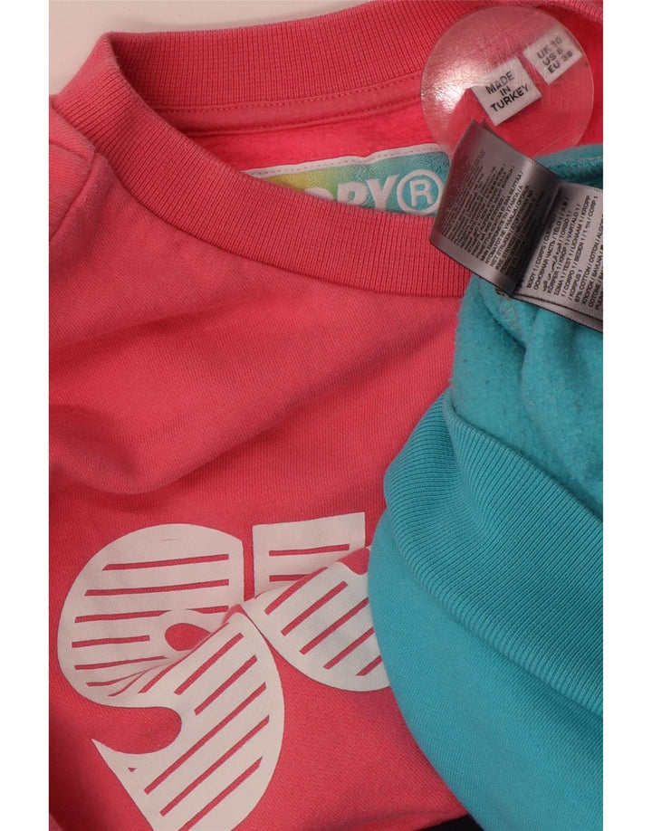 SUPERDRY Sudadera extragrande para mujer, talla 40, talla S, multicolor