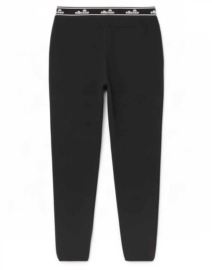 Ellesse Hombre Pantalones De Chándal Gráfico Grande De Algodón Negro