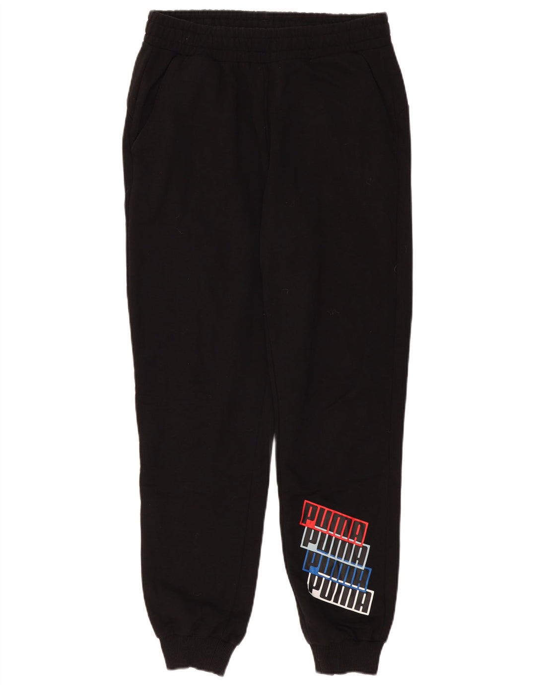 PUMA Pantalones de chándal con estampado gráfico Joggers Medium Black para hombre