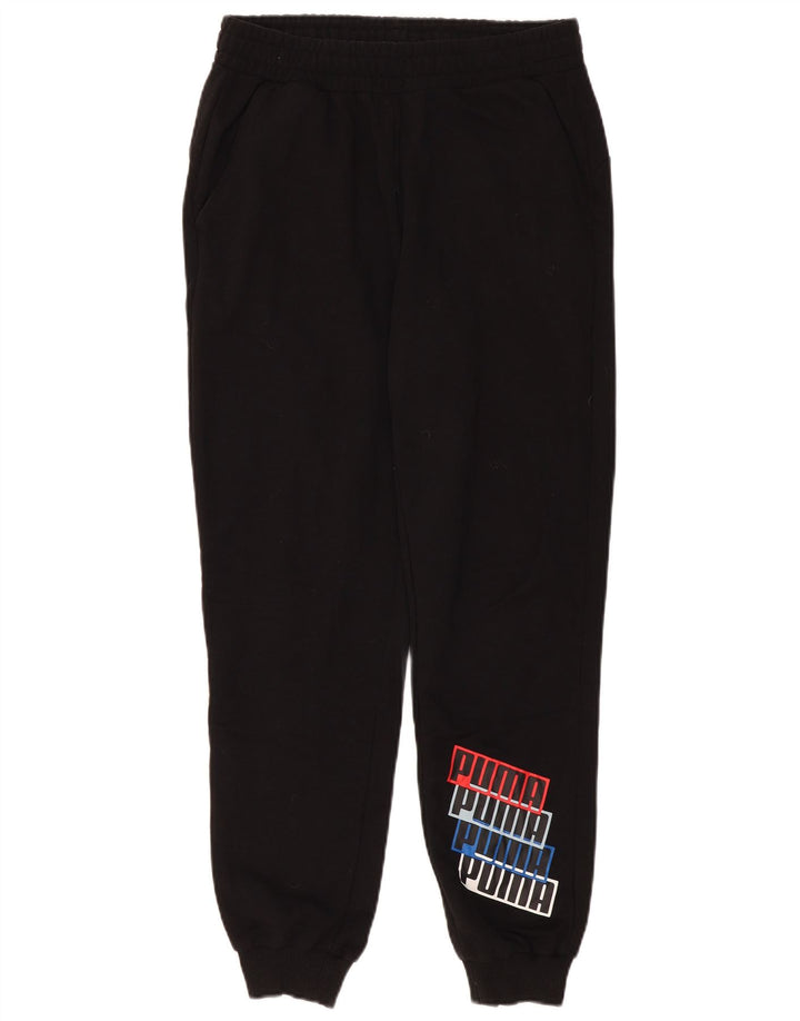 PUMA Pantalones de chándal con estampado gráfico Joggers Medium Black para hombre