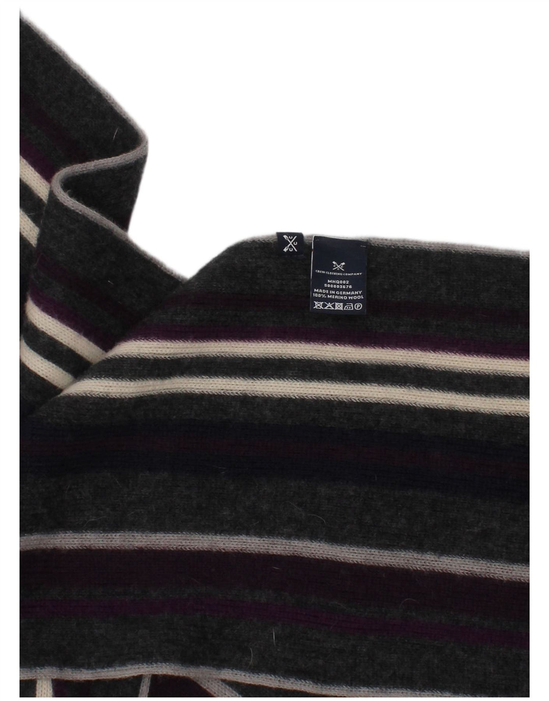 Crew Clothing Bufanda rectangular para hombre Talla única Clásico a rayas multicolor