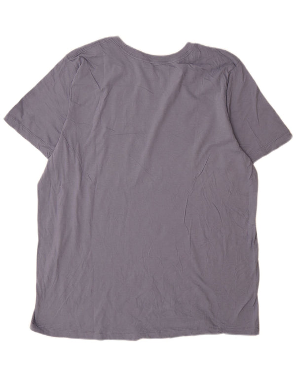 Nike Camiseta gráfica para hombre Top XL Azul marino Algodón