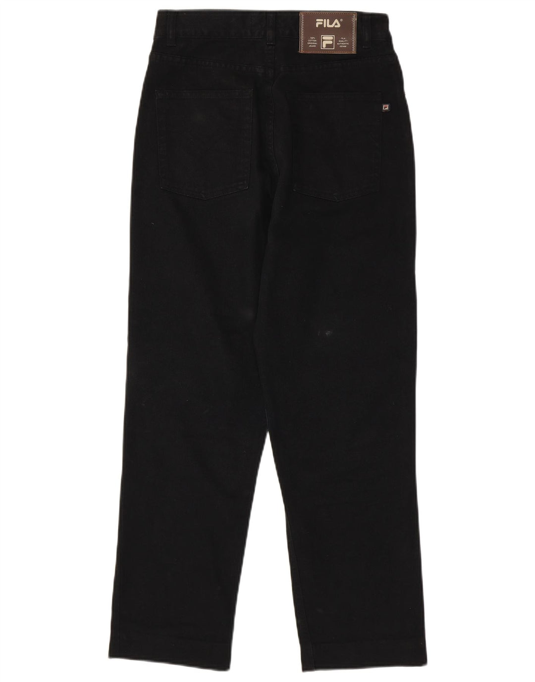 Fila Jeans Cónicos Para Mujer IT 42 Medium W28 L27 Negro