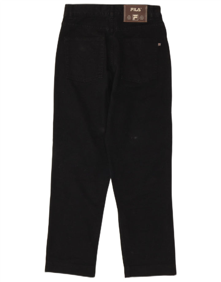 Fila Jeans Cónicos Para Mujer IT 42 Medium W28 L27 Negro
