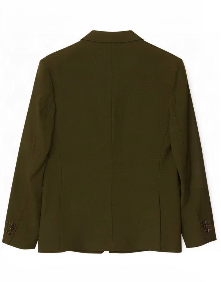 Zara Chaqueta Blazer De 2 Botones Para Hombre EU 48 Viscosa Verde Medio