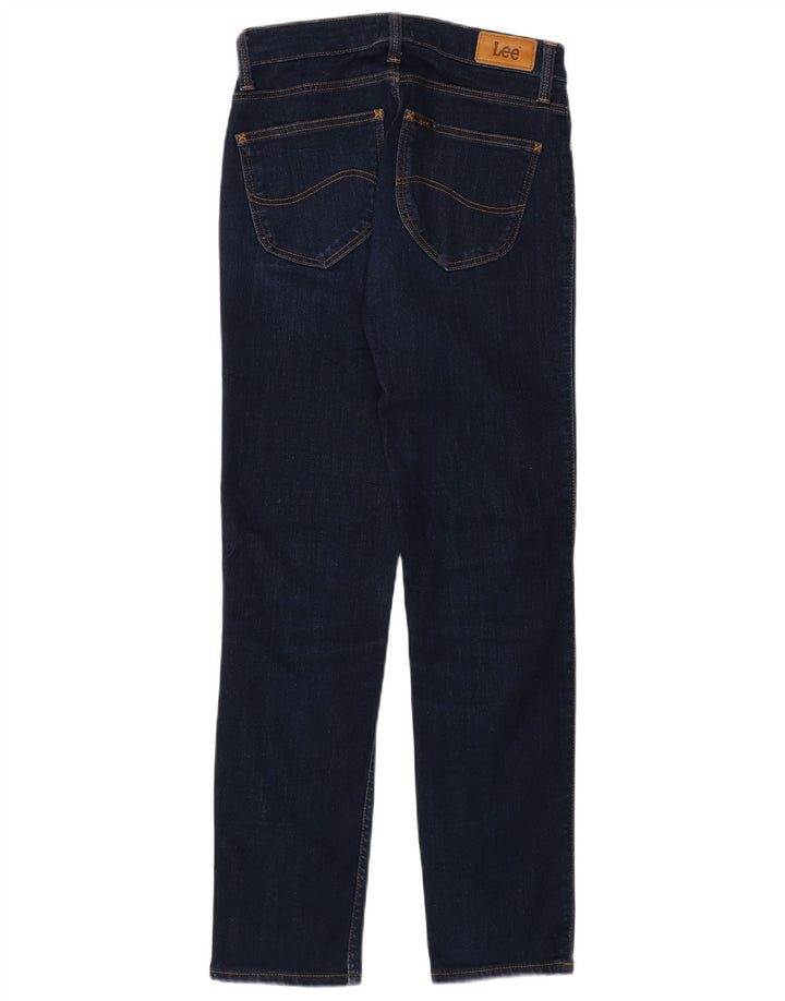 Vaqueros Lee Slim Mujer W26 L28 Azul Marino