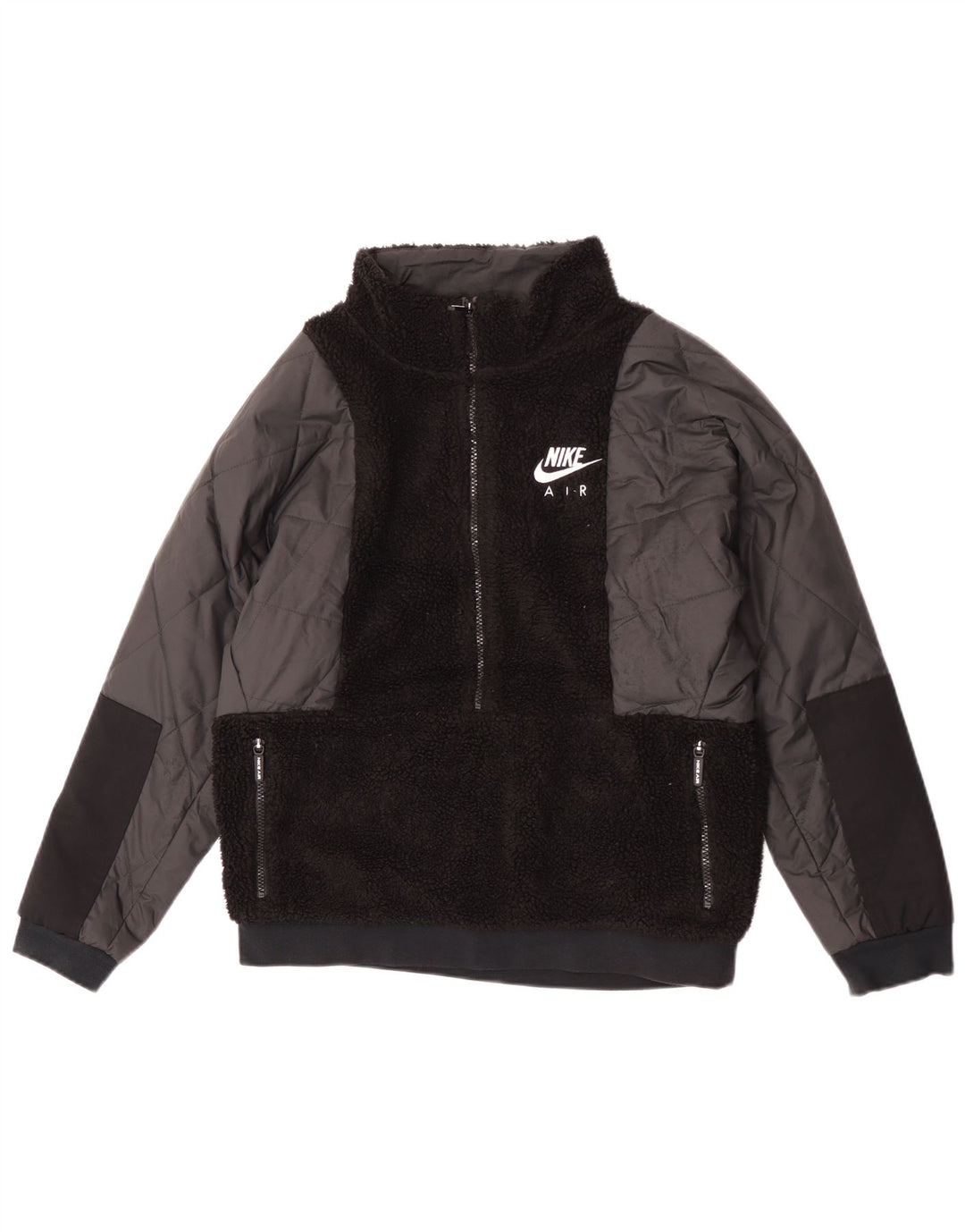 Nike Chaqueta polar para niños 13-14 años XL Negro Poliéster