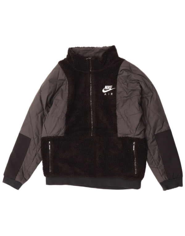 Nike Chaqueta polar para niños 13-14 años XL Negro Poliéster