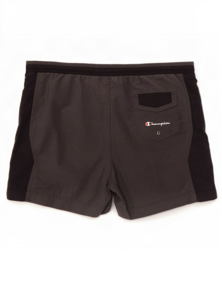 Champion Bañador Corto De Color Gris Medio Para Hombre