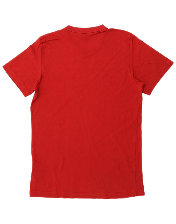 ADIDAS Camiseta gráfica para hombre Top Algodón rojo medio