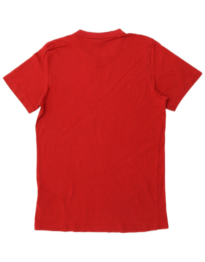 ADIDAS Camiseta gráfica para hombre Top Algodón rojo medio