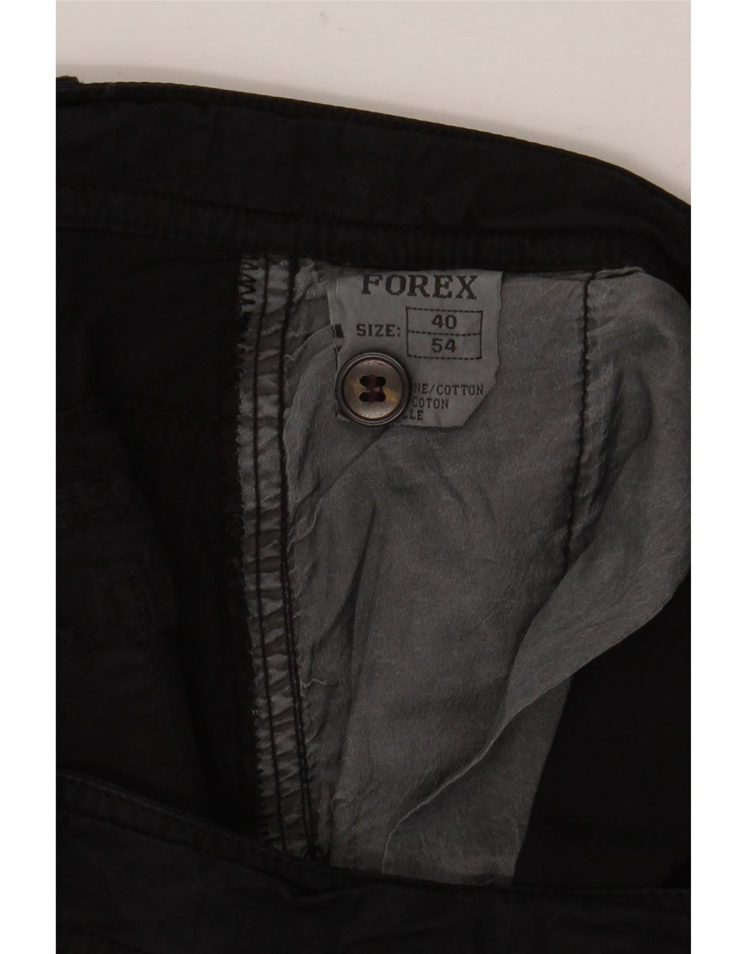 Forex Shorts Cargo Hombre W40 XL Algodón Negro