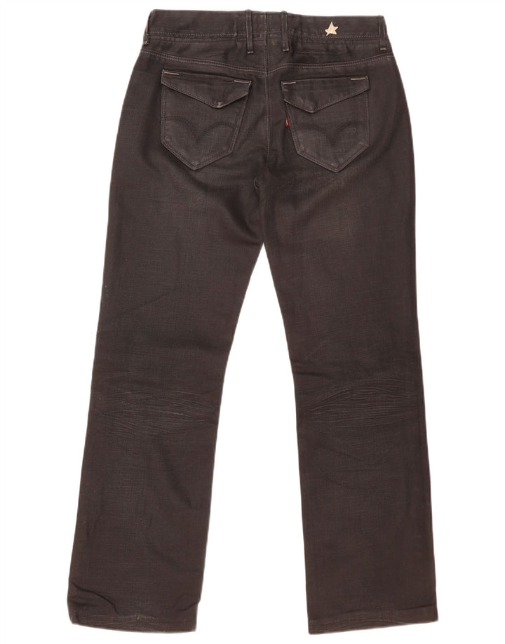 Vaqueros rectos Levi's para hombre W29 L32 Algodón negro