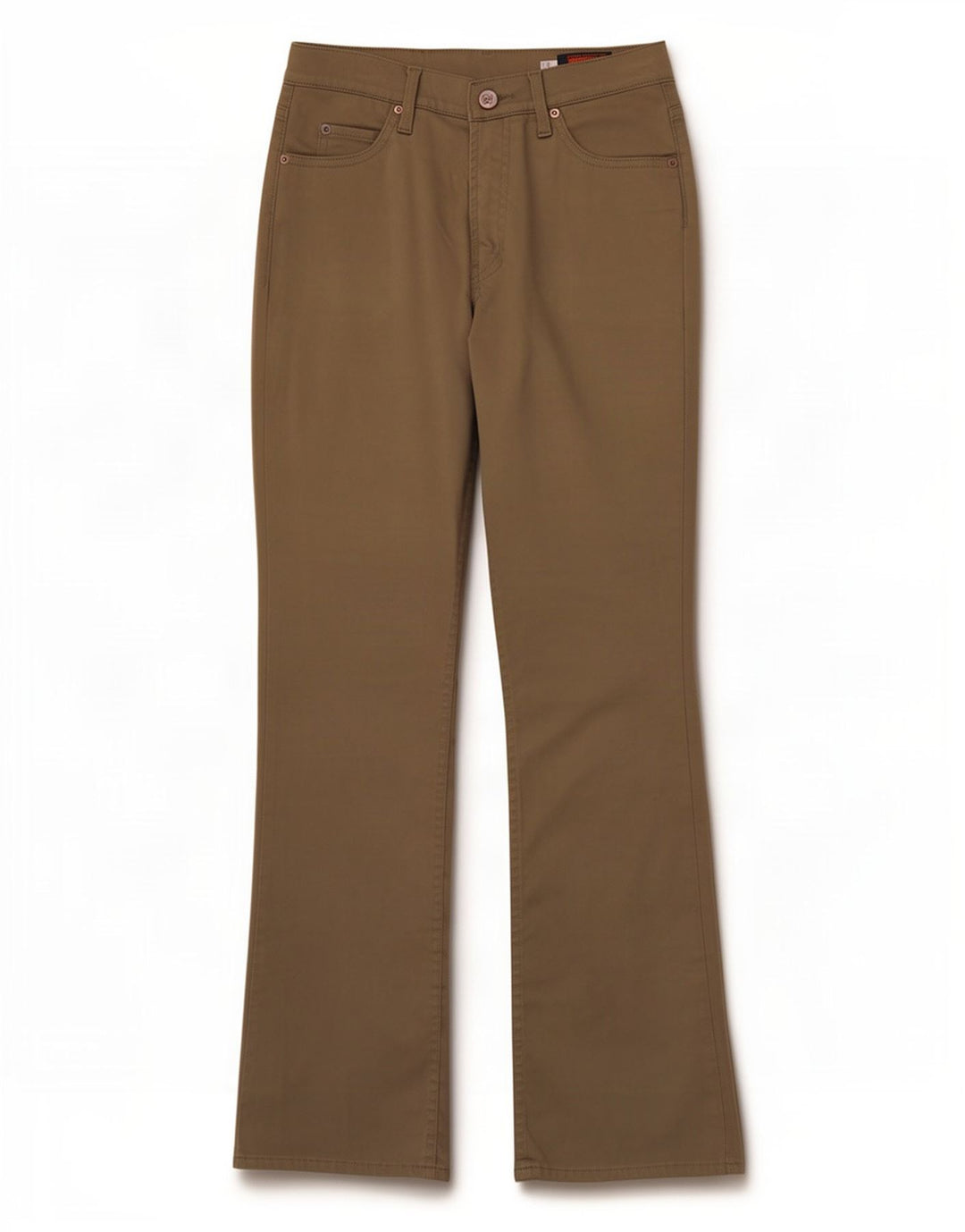 Pantalones Bootcut para Mujer Big John W29 L32 Algodón Caqui