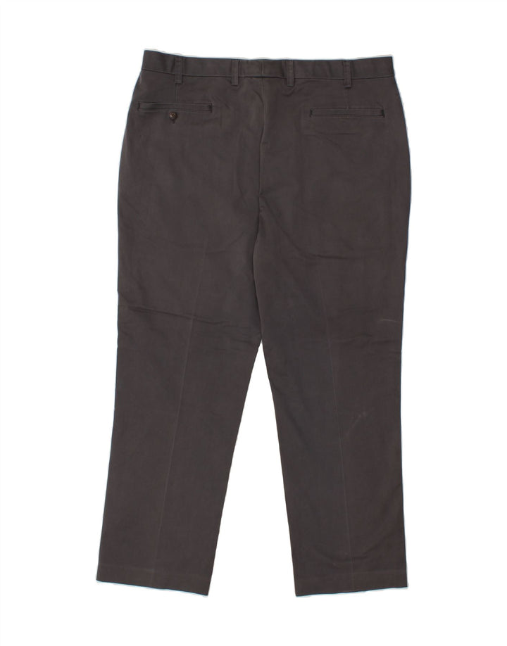 ORVIS Mens Slim Casual Trousers W38 L30 Grey Cotton Vintage Orvis and Second-Hand Orvis from Messina Hembry 