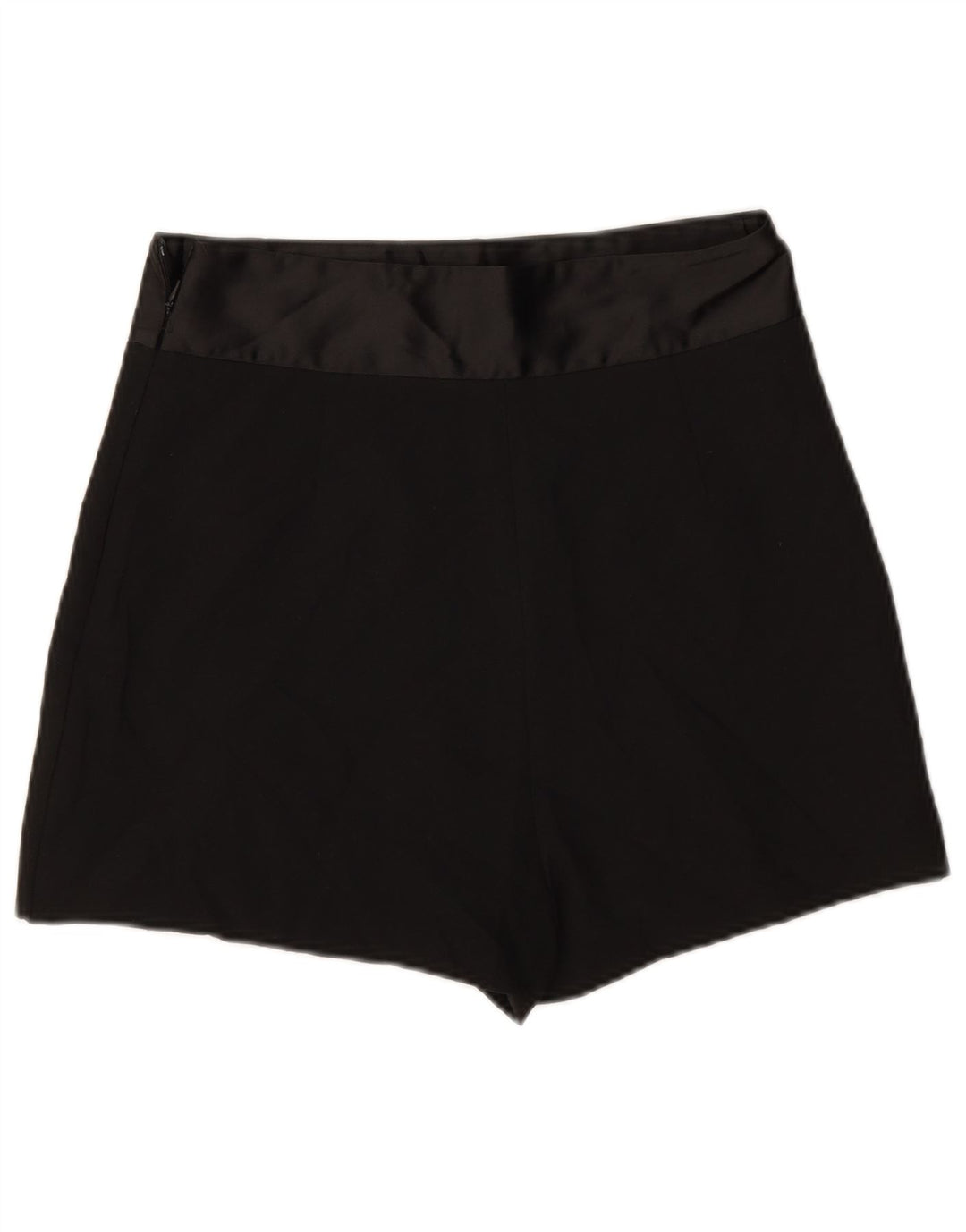 Zara Mujer Pantalones Cortos Casuales Medianos W28 Negro