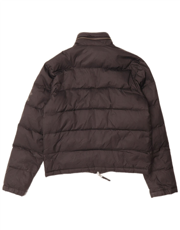 Calvin Klein Jeans Chaqueta acolchada con capucha para hombre UK 38 Mediana Poliamida negra