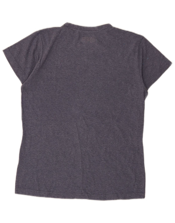 Kappa Camiseta gráfica para mujer Top UK 8 Small Púrpura