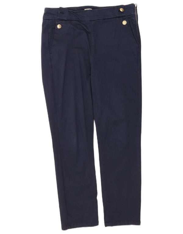 Pantalones chinos ajustados Liu Jo Mujer W32 L28 Azul marino