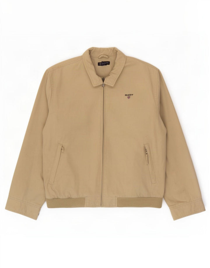 Gant Chaqueta Bomber para Hombre UK 38 Algodón Beige Medio