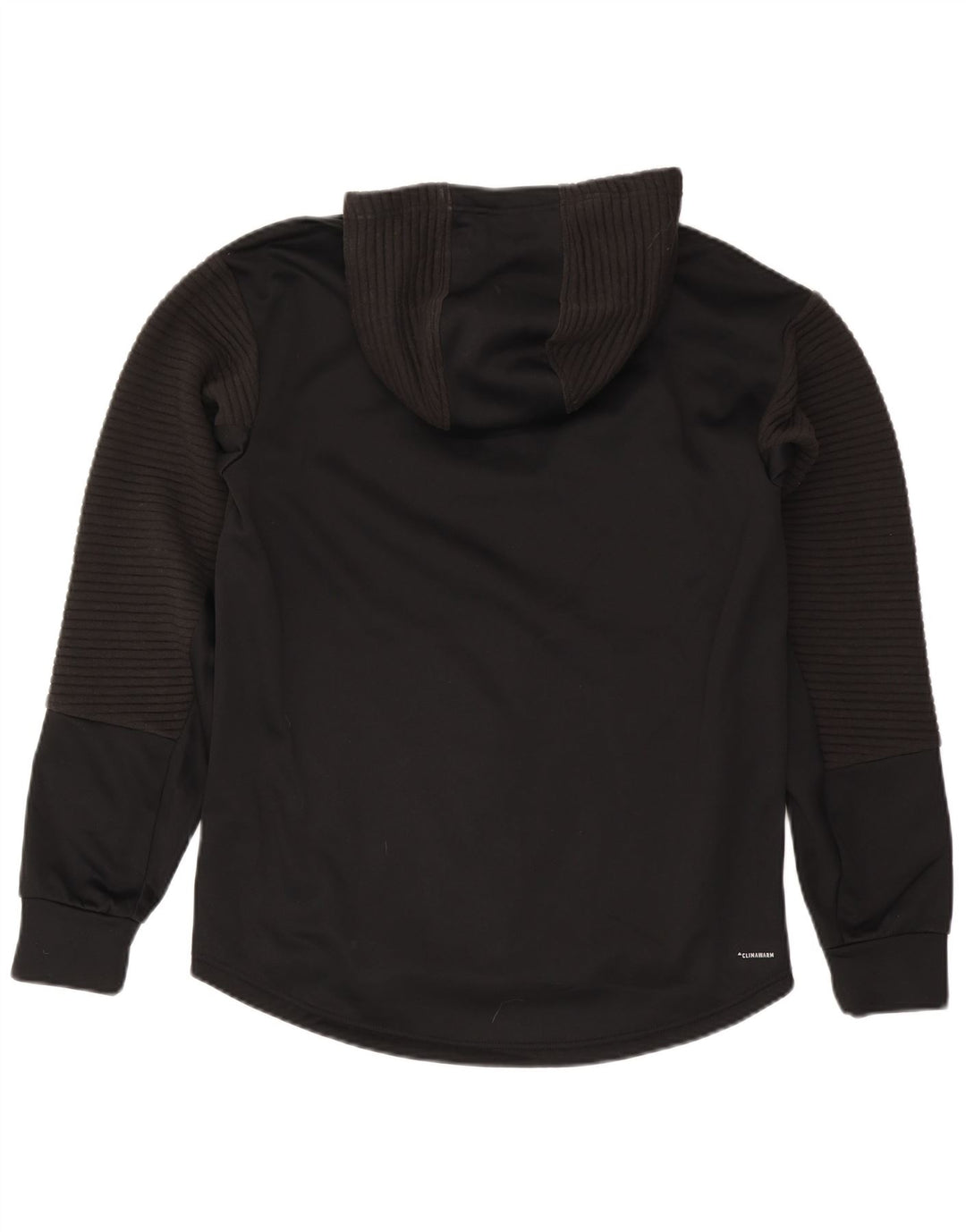 Adidas Mens Climawarm Zip Sudadera con capucha Suéter Mediano Negro Poliéster