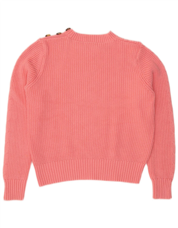 Marks & Spencer - Jersey corto con cuello redondo para mujer, talla 40, color rosa medio