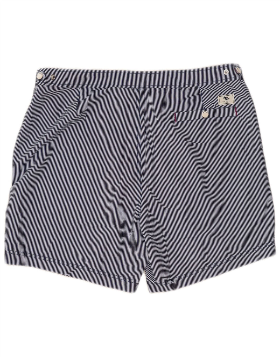 TED BAKER Pantalones cortos chinos para hombre Talla 5 XL W38 Poliéster a rayas azules