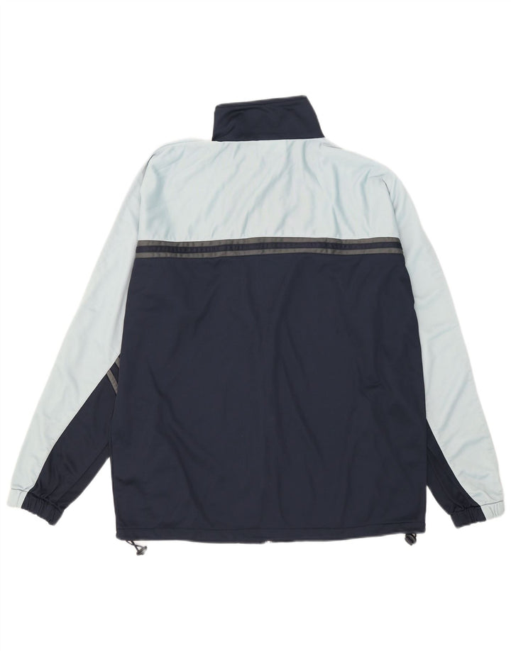 Asics Hombre Chándal Top Chaqueta Grande Azul Colorblock Poliéster