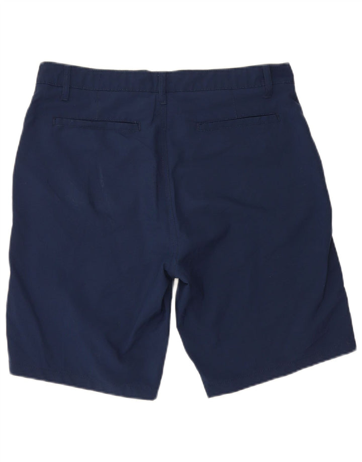 Hurley Pantalones cortos chinos para hombre W34 Large Poliéster azul marino