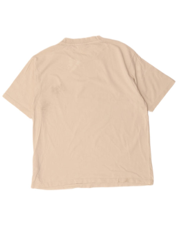 Scotch & Soda Hombre Camiseta Gráfica Top Small Blanco Algodón