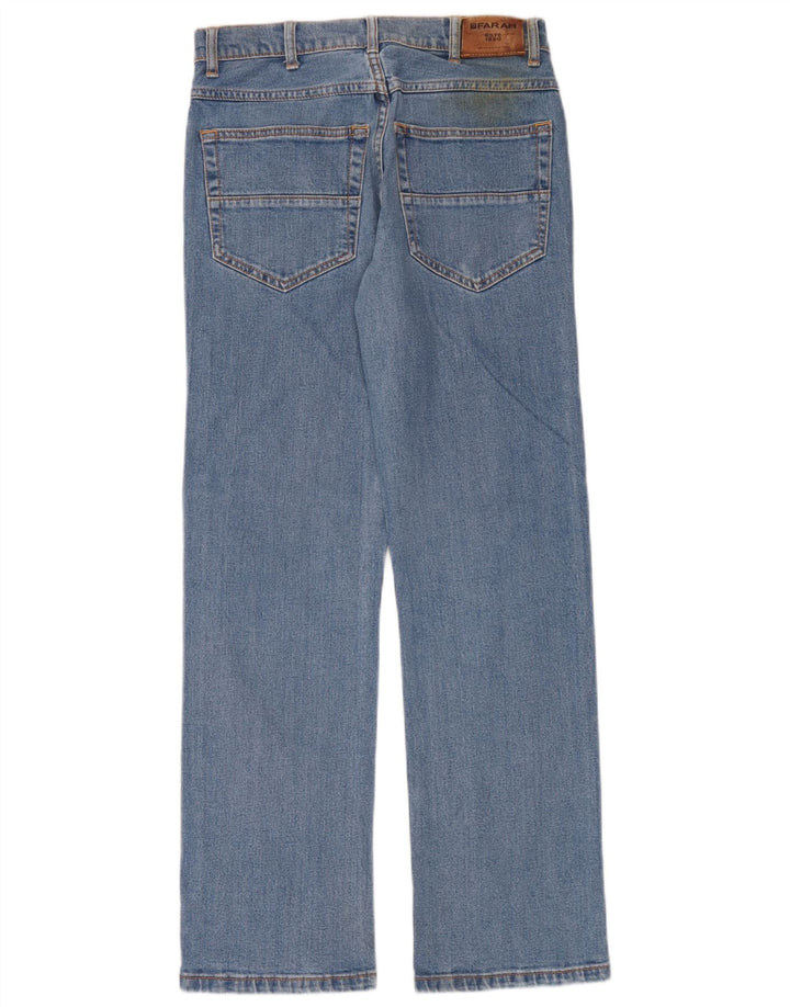 Farah Vaqueros Rectos Para Hombre W30 L32 Algodón Azul