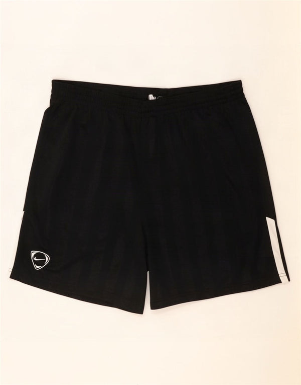 Pantalón corto deportivo Nike para hombre Poliéster a rayas negras medianas