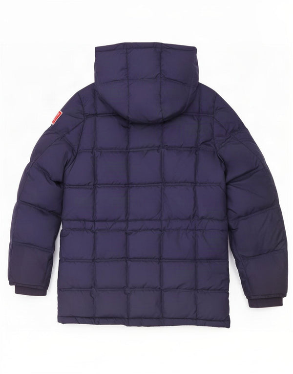 Moncler Abrigo acolchado con capucha para niño 13-14 años Azul Marino Poliéster