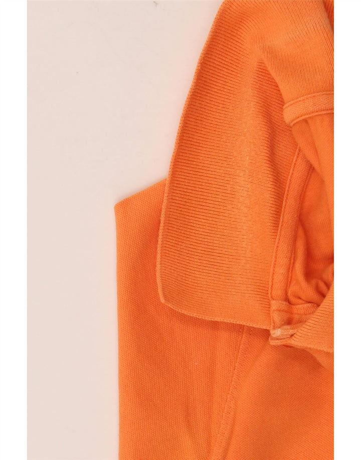 SERGIO TACCHINI Polo para hombre IT 48 Small Naranja Algodón