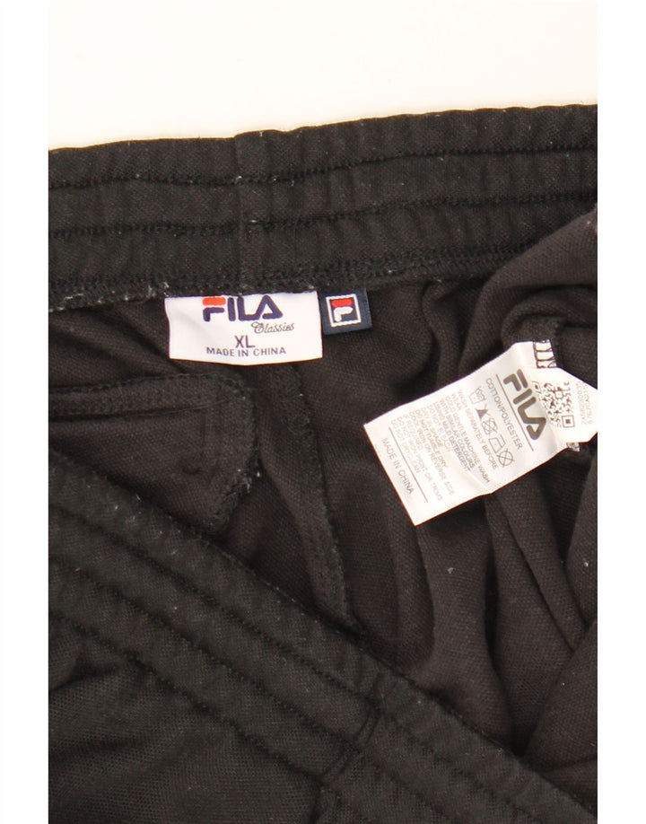 FILA Pantalón de Chándal Hombre XL Algodón Negro