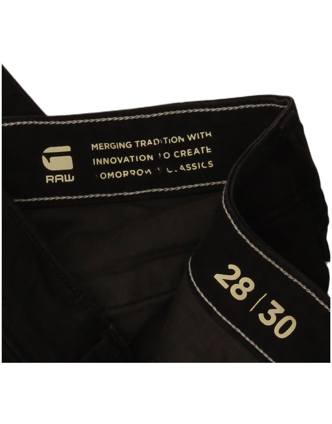 Pantalones chinos ajustados G-Star para hombre W28 L30 Black