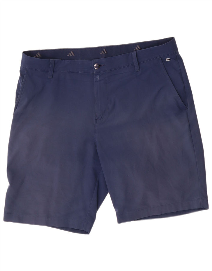 Adidas Mens Chino Shorts W34 Grande Azul Marino Poliéster