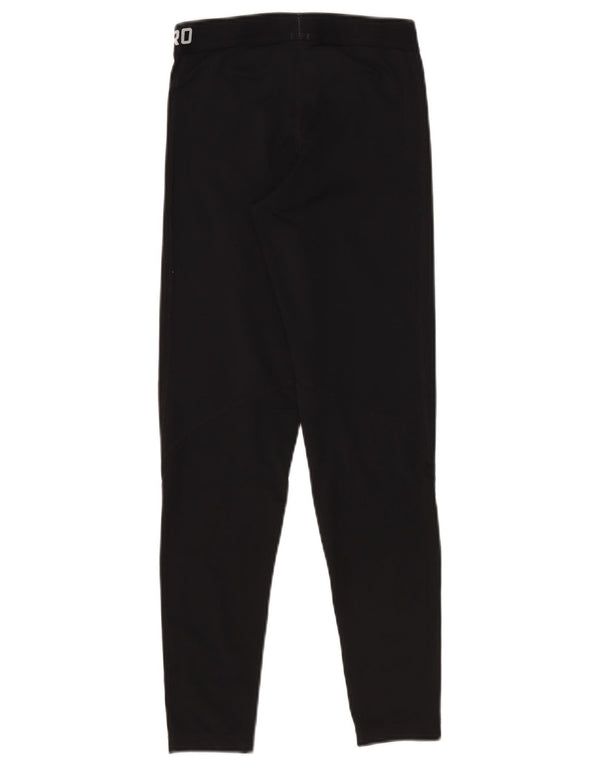 Nike Leggings gráficos Dri Fit para mujer UK 12 Mediano Negro Poliéster