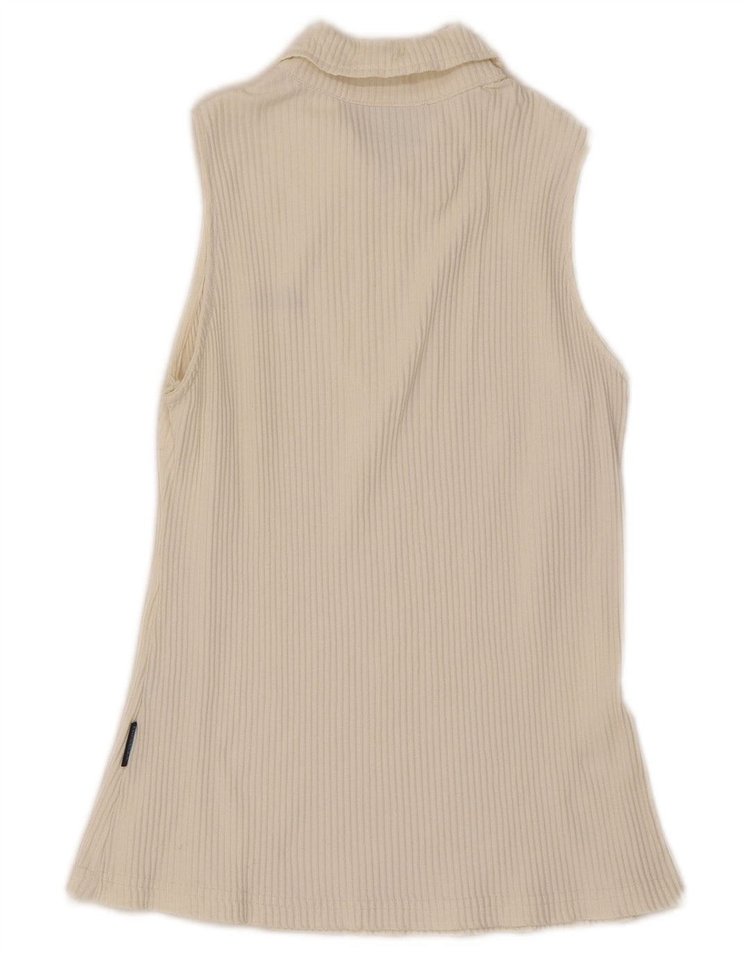 Ellesse Polo sin mangas para mujer UK 46 Large Poliamida blanca