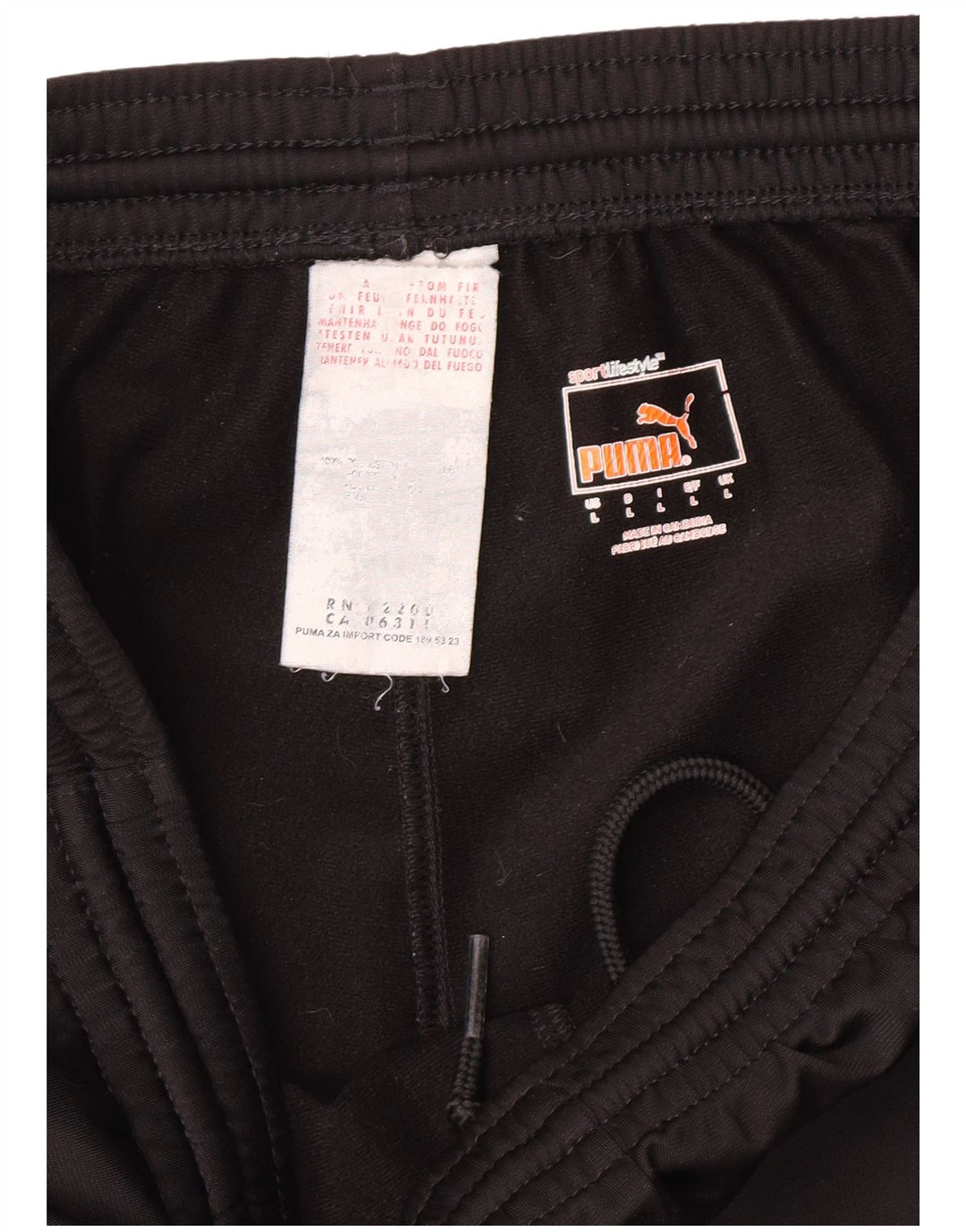 PUMA Mens Tracksuit Trousers Joggers Large  Black